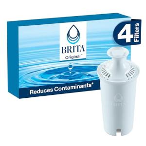 Brita Standard Water Filter Pitcher Replacement – 4 Pack