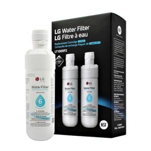 Water Filter Replacement for LG Refrigerators, 2 Pack