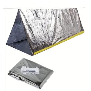 Waterproof Mylar Thermal Survival Shelter Tent for Two