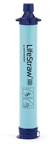 LifeStraw Personal Water Filter for Preppers, Blue