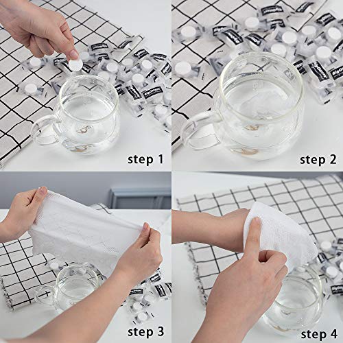 200PCS Compressed Towels - Portable for Camping Survival