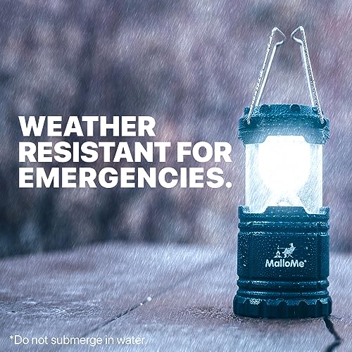 MalloMe Portable LED Camp Lanterns (4 Pack)