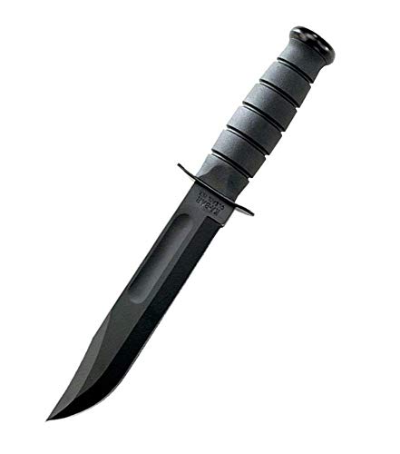 Ka-Bar KaBar Full-Size Black Plain Edge + Plastic Sheath 1213