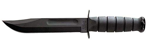 Ka-Bar KaBar Full-Size Black Plain Edge + Plastic Sheath 1213