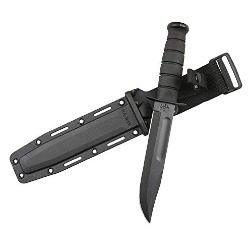 Ka-Bar KaBar Full-Size Black Plain Edge + Plastic Sheath 1213
