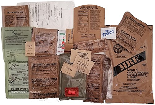 12 Pack Genuine U.S. Military Meals