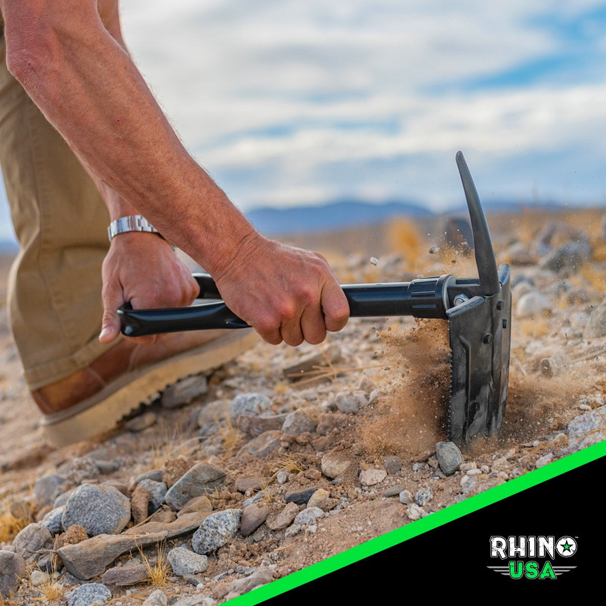 Rhino USA Military Folding Survival Shovel