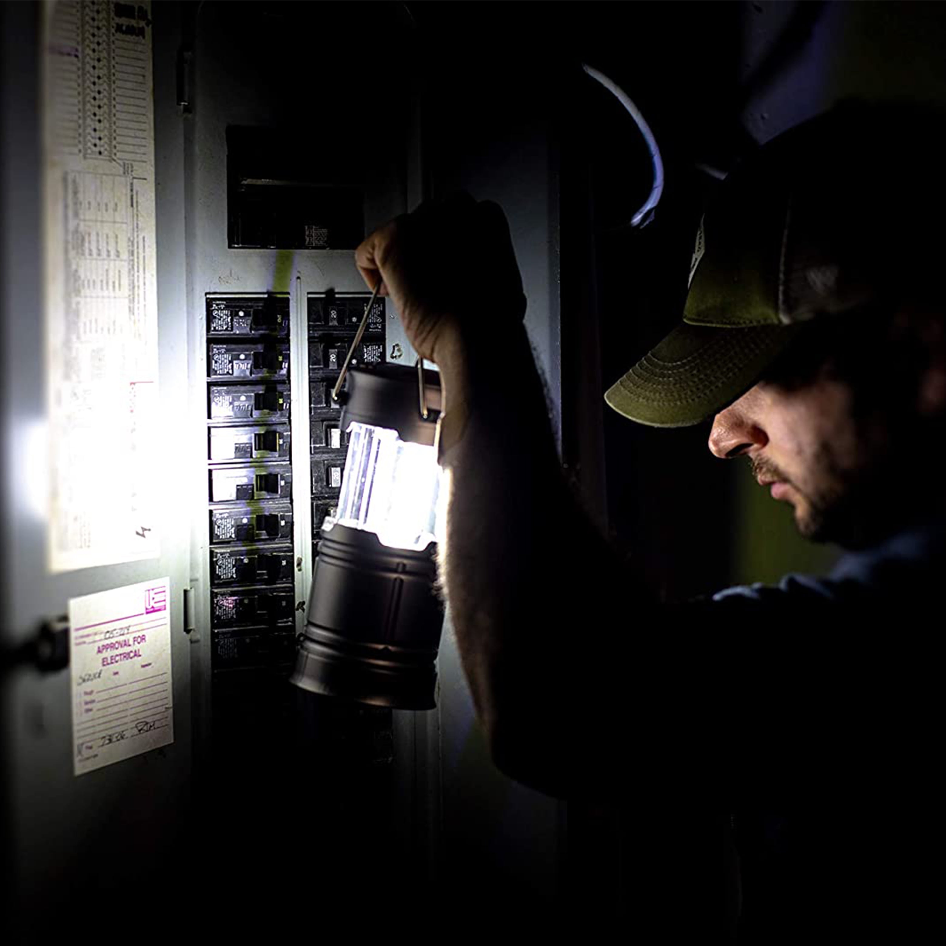 LED Camping Lanterns with Batteries (3-Pack)