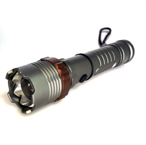 Tactical Rechargeable LED Flashlight Zoomable Torch