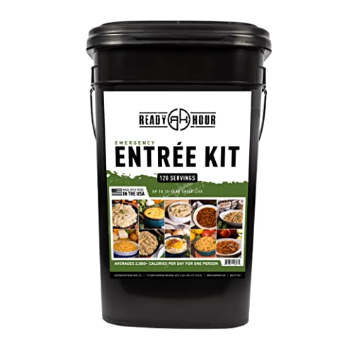 Portable Emergency Meals: 120 Servings, 25-Year Shelf Life