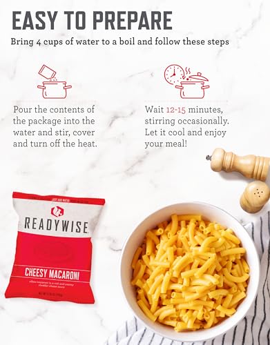 3-Month Emergency Food Supply - 894 Servings, 6 Buckets