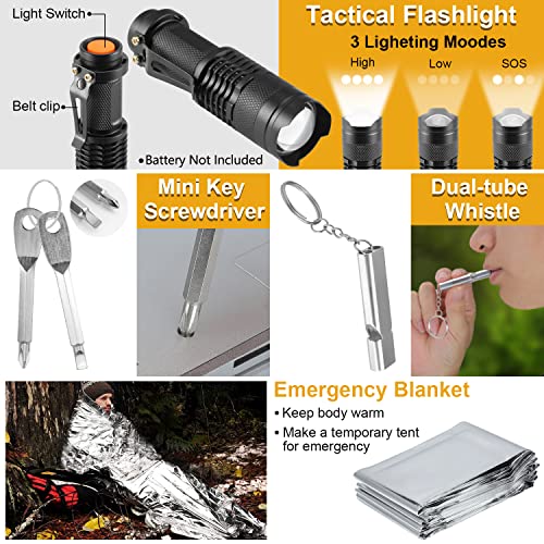 19-in-1 Emergency Survival Kit for Men