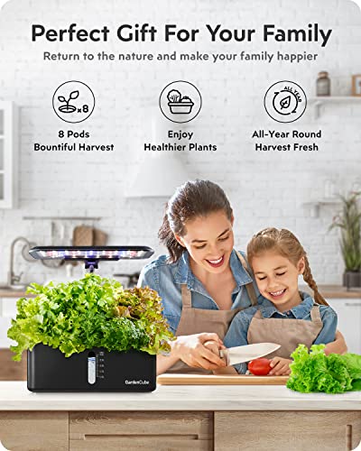 Smart Hydroponic Indoor Herb Garden Kit with LED Grow Light