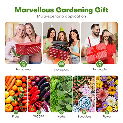 12-Pod Hydroponic Growing System: Herb Garden Kit