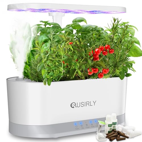 2024 Hydroponic Herb Garden: 11Pods with Atomizer
