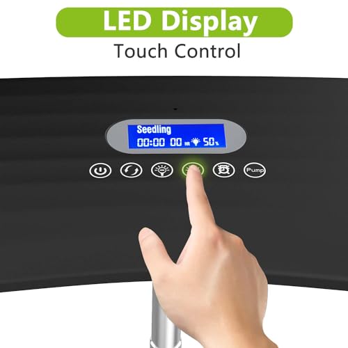 Fulsren 12-Pod Hydroponic Garden System with LED