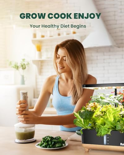 Indoor Hydroponic Garden System with 13 Pods