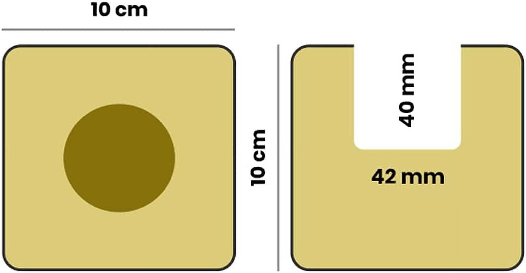 6 Pack PRO 4" Rockwool Cubes with Holes