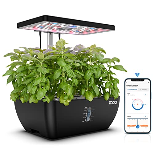 iDOO Indoor Garden Hydroponics Growing System 12Pods