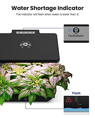 iDOO Indoor Garden Hydroponics Growing System 12Pods