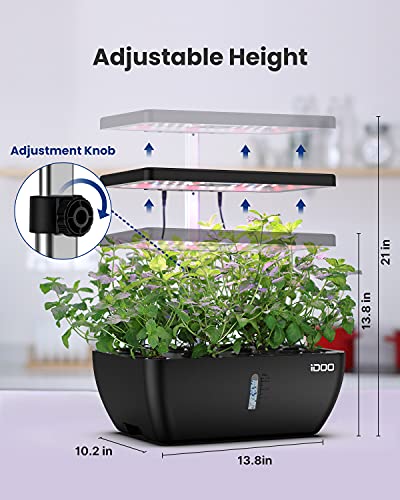 iDOO Indoor Garden Hydroponics Growing System 12Pods