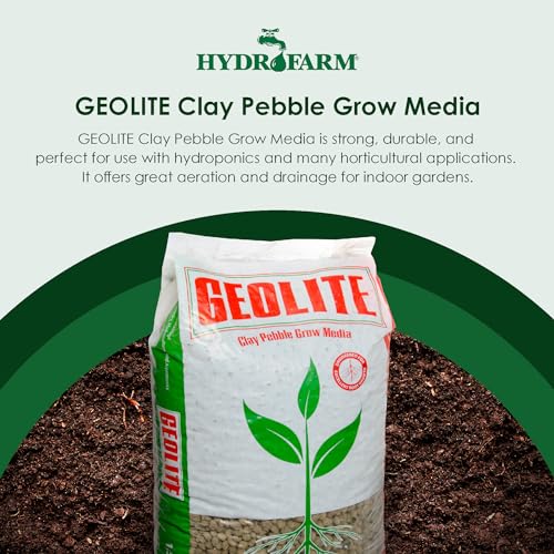 GEOLITE GMGC45L 45L Clay Pebbles, 45 Liter, Grey