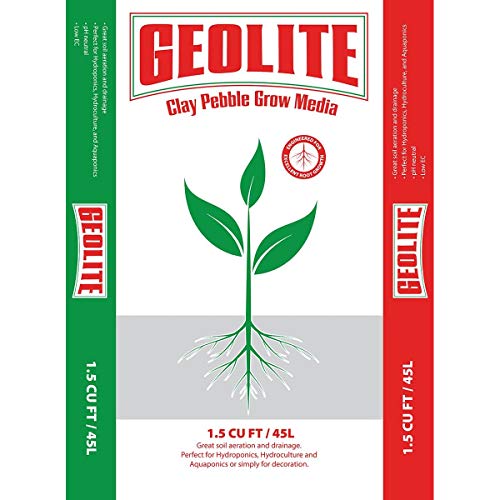 GEOLITE GMGC45L 45L Clay Pebbles, 45 Liter, Grey