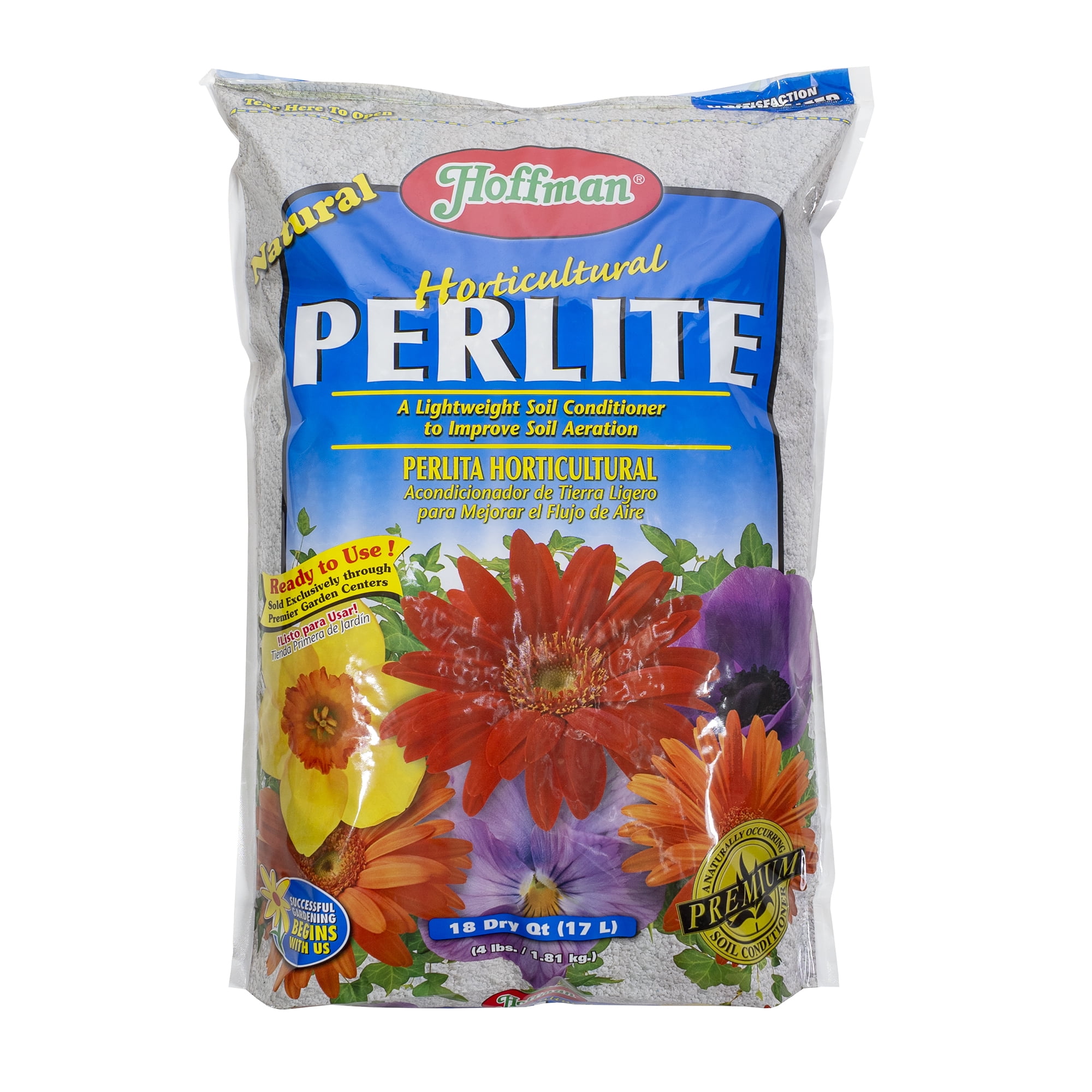 Hoffman 16504 Horticultural Perlite Soil Conditioner, 18 Quarts