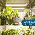 Barrina 1ft Full Spectrum LED Grow Lights 4-Pack