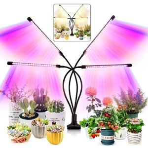 LEOTER Indoor Grow Light with Adjustable Gooseneck
