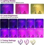 LEOTER Indoor Grow Light with Adjustable Gooseneck