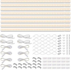 Barrina 2ft Full Spectrum LED Grow Lights - 8-Pack