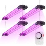 BBOUNDER 2ft 4-Pack LED Grow Lights for Plants