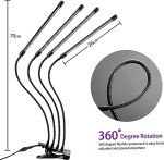 LEOTER Indoor Grow Light with Adjustable Gooseneck