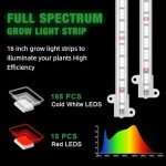 Full Spectrum LED Grow Light Strips - 2 Pack