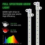 LED Grow Light Strips for Indoor Plants - 2 Pack