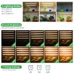LED Grow Light Strips with Timer for Indoor Plants