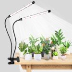 Full Spectrum 6500K LED Grow Light with Clip