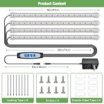 Kullsinss 16" Full Spectrum Grow Light Strip
