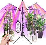 5-Head Full Spectrum Grow Light with Tripod