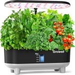 Growell Hydroponics Indoor Garden Kit with LED Light