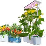 E SUPEREGROW Indoor Hydroponics System with LED Light