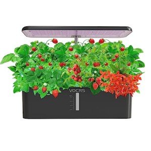Indoor Hydroponic Garden Kit with LED Grow Light
