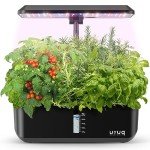 Indoor Hydroponic Garden System with LED Grow Light