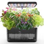 Indoor Hydroponic Herb Garden Kit with LED Light
