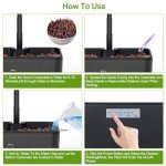 Indoor Hydroponic Herb Garden Kit with LED Light