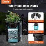 VEVOR 4-Bucket DWC Hydroponic Grow System