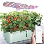 Smart Hydroponic Growing System with LED Grow Light