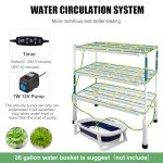 LAPOND Hydroponic Growing System Kit with 108 Sites