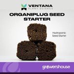 OrganiPlug Hydroponic Seed Starter Plugs - 100 Pack